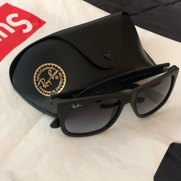Matte Black Ray Bans Shades - Picture 1 of 3